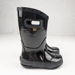 Bogs Black Shiny Rainboots
